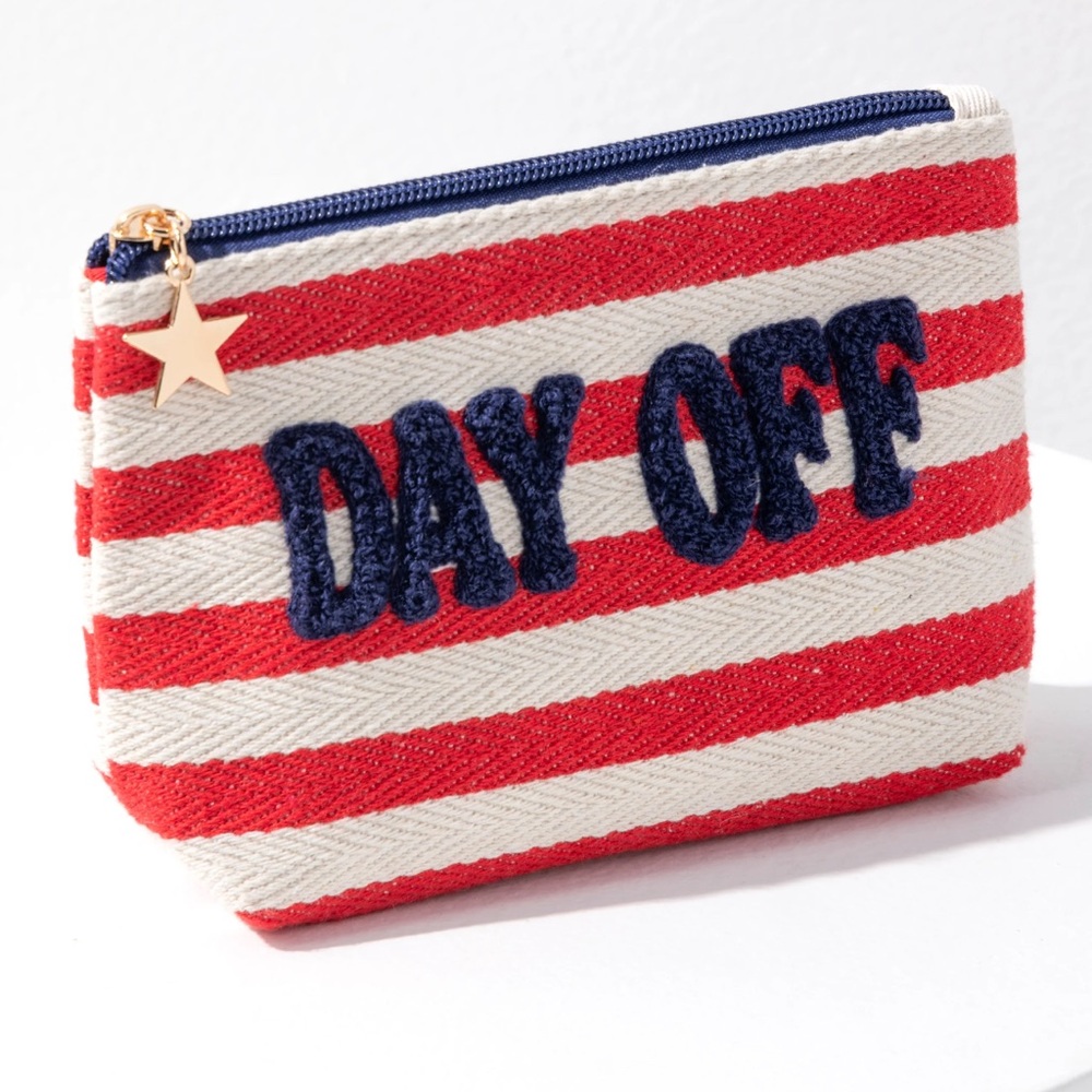 New with tags. Day Off pouch. Shiraleah.